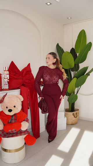 Jumpsuit CARTIER bordeaux