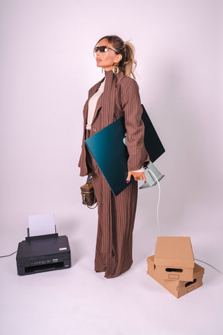 Tailleur BUSINESS WOMAN brown