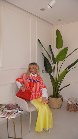 Shirt HOT LIFE pink