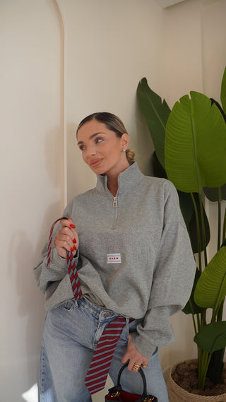 Felpa CHICAGO grigia