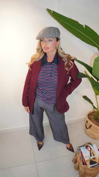 Blazer BURGUNDY