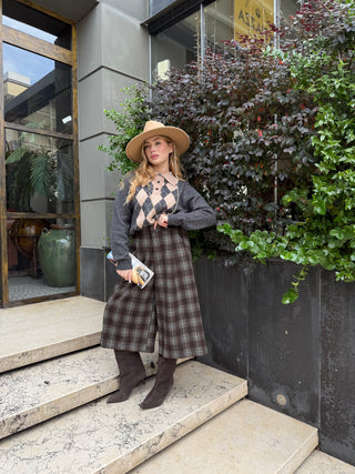 Pullover polo KENNY grigio