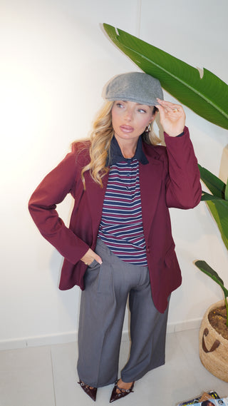 Blazer BURGUNDY