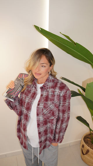 Camicia LONDON bordeaux