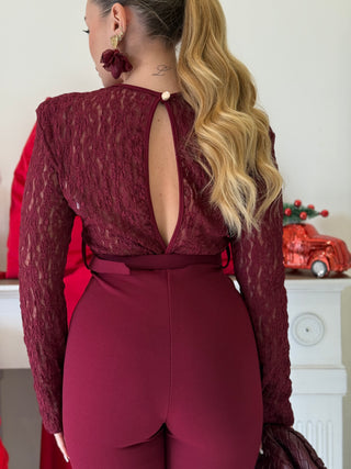 Jumpsuit CARTIER bordeaux