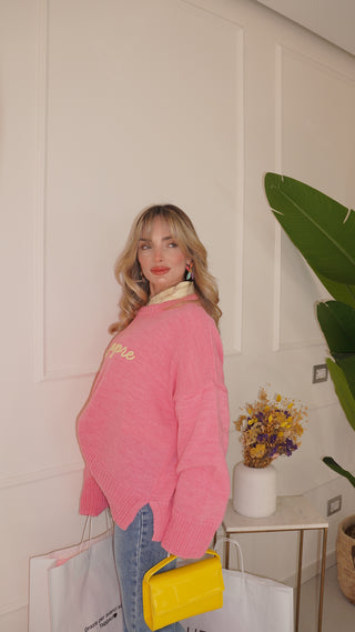 Pullover Cozy PER SEMPRE pink