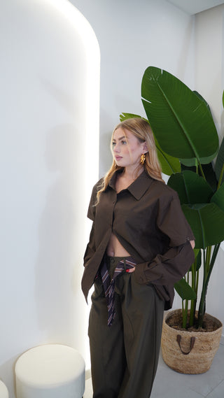 Camicia MINIMAL brown