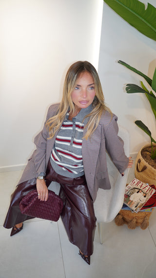 Blazer GALLES bordeaux