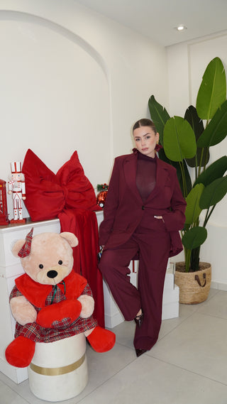 Tailleur STUDIO bordeaux