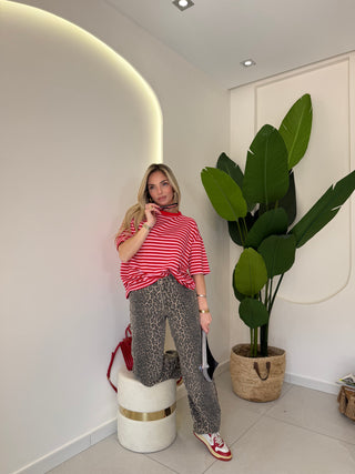 Jeans maculato ANIMALIER