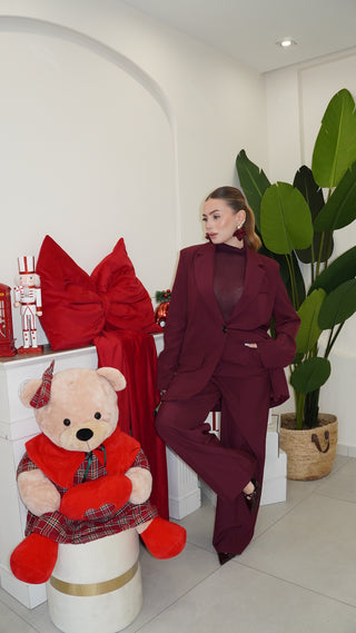 Tailleur STUDIO bordeaux