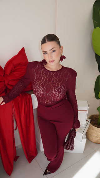 Jumpsuit CARTIER bordeaux