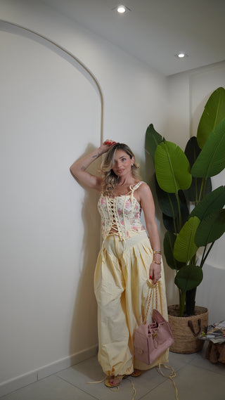 Bustier POLLY yellow