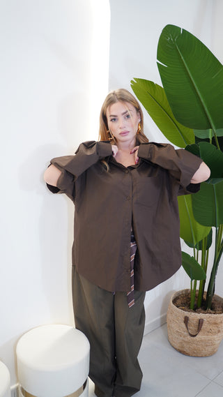 Camicia MINIMAL brown