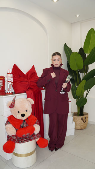 Tailleur STUDIO bordeaux