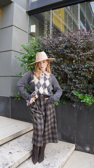 Pullover polo KENNY grigio