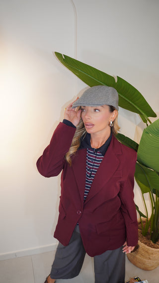 Blazer BURGUNDY
