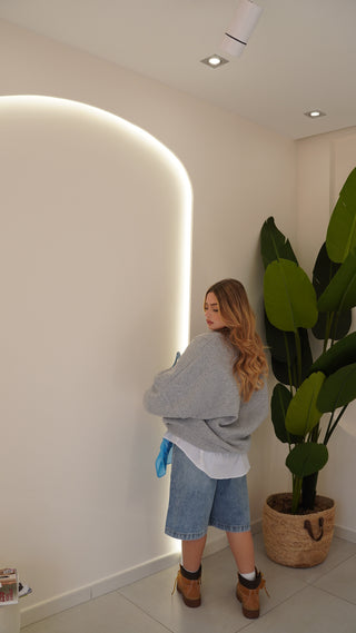 Bermuda BLESSING denim chiaro