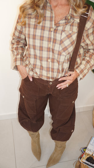 Jeans SALOPETTE ALMOND