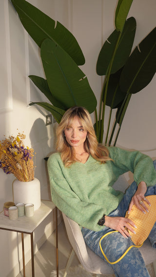 Pullover TRENDY COLORS verde