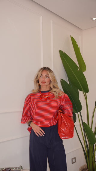 T-shirt MARINE red