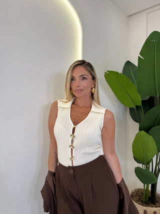 Top ANGELINA panna