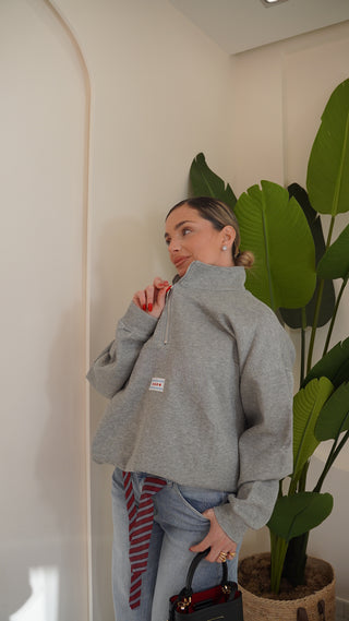 Felpa CHICAGO grigia